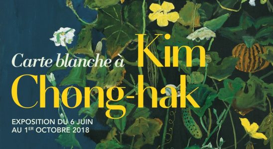Affiche de l'exposition Carte blanche à Kim Chong-hak – Musée National d'Arts Asiatiques – Guimet (MNAAG) - Paris 2018